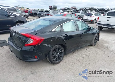 2020 Honda Civic Sport z USA, uszkodzony, nr VIN 2HGFC2F81LH593069